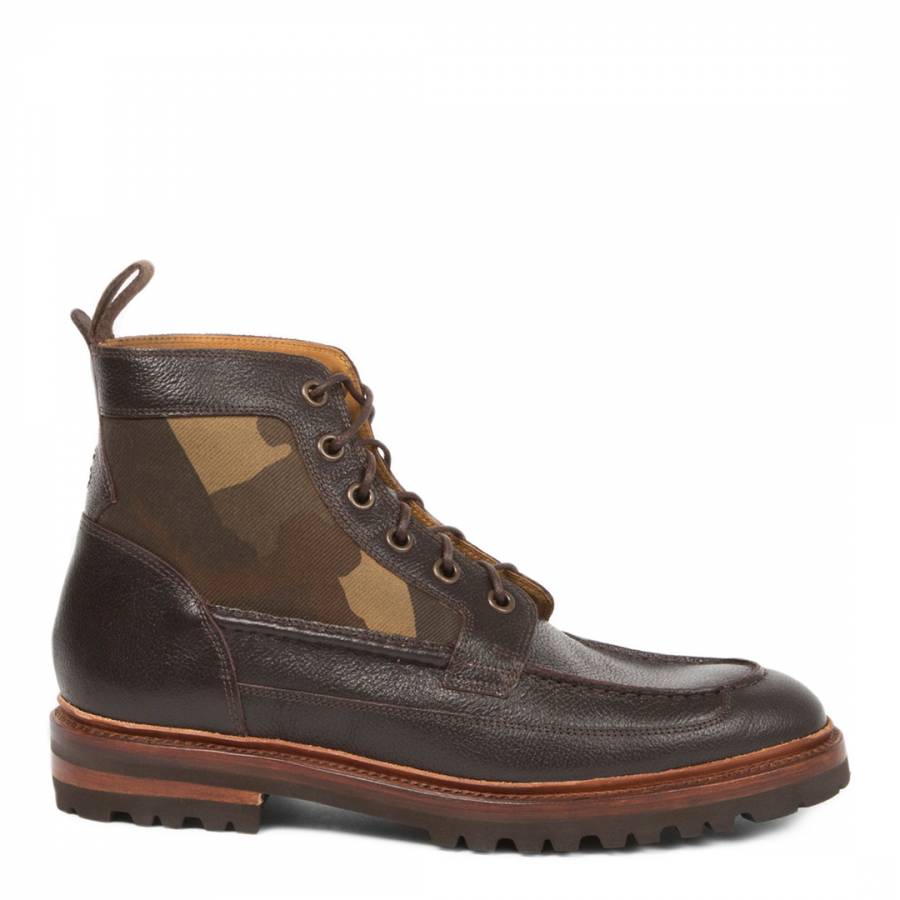 Brown Leather Ackerman Boots - BrandAlley