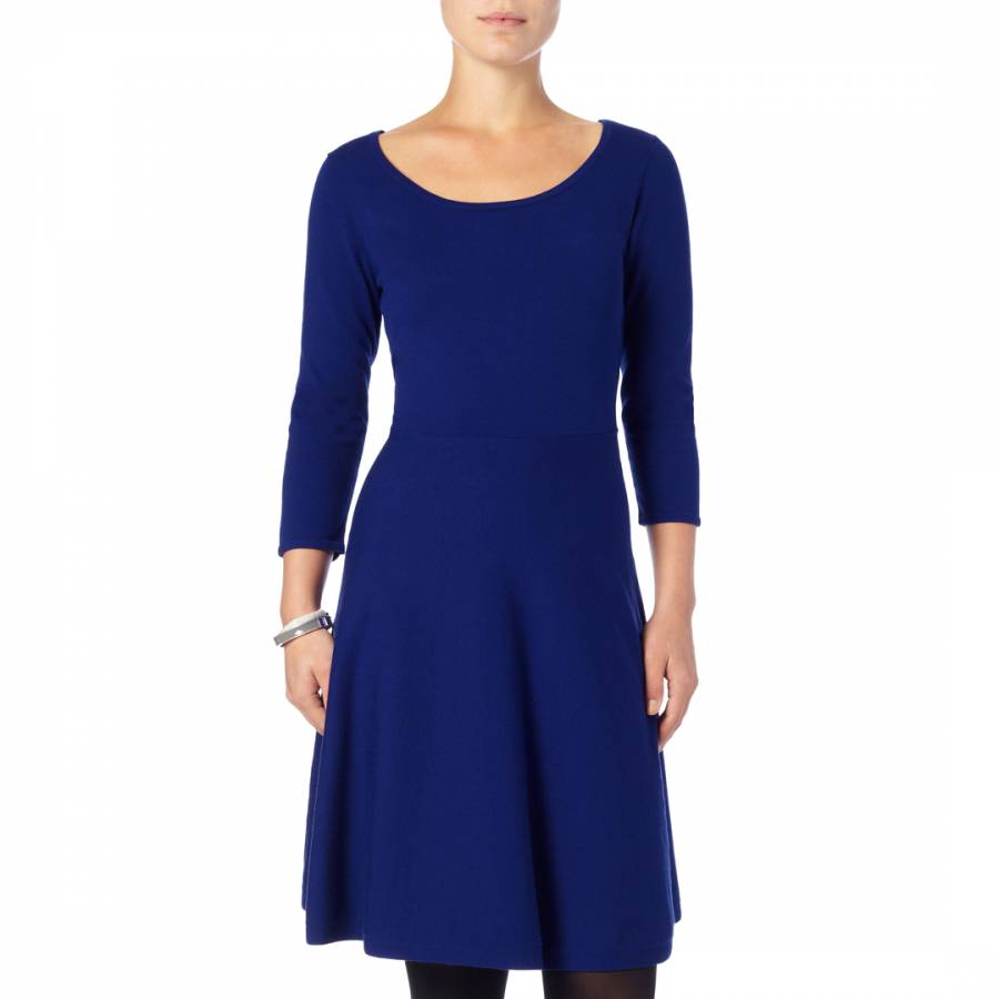 Cobalt Blue Hadley Long Sleeve Dress - BrandAlley