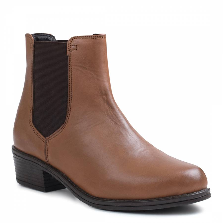 tan leather chelsea boots ladies