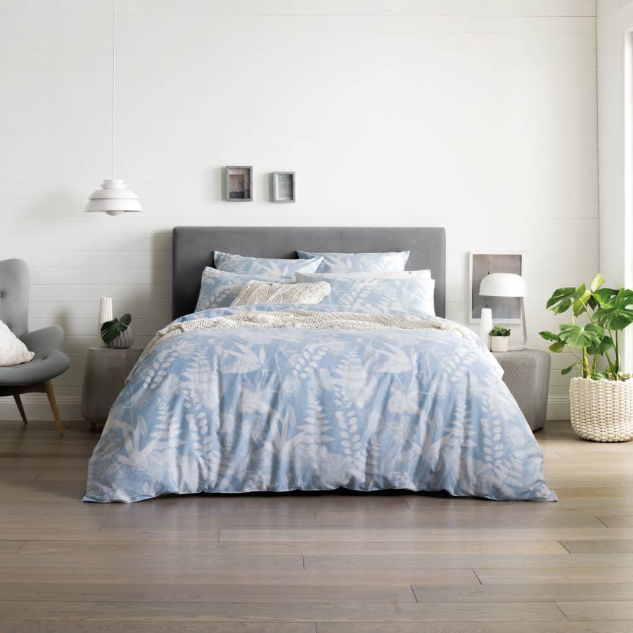 Chambray Niland King Quilt Cover 220TC - BrandAlley