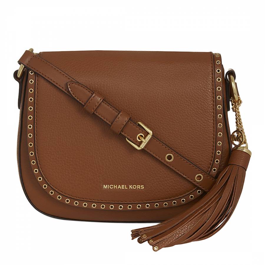 Brown Leather Brooklyn Saddle Bag - BrandAlley