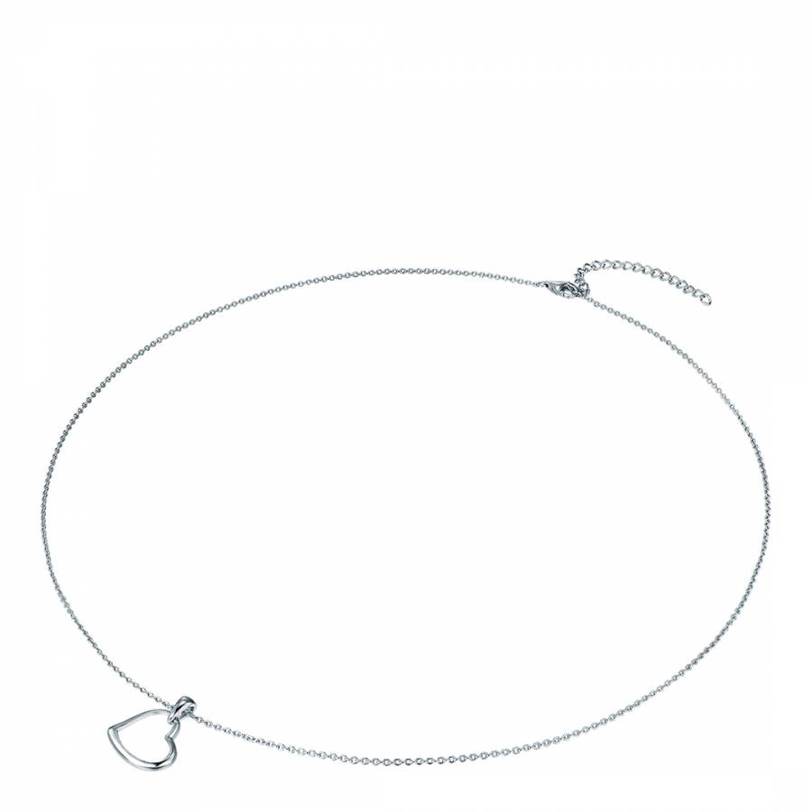 Silver Heart Necklace - BrandAlley
