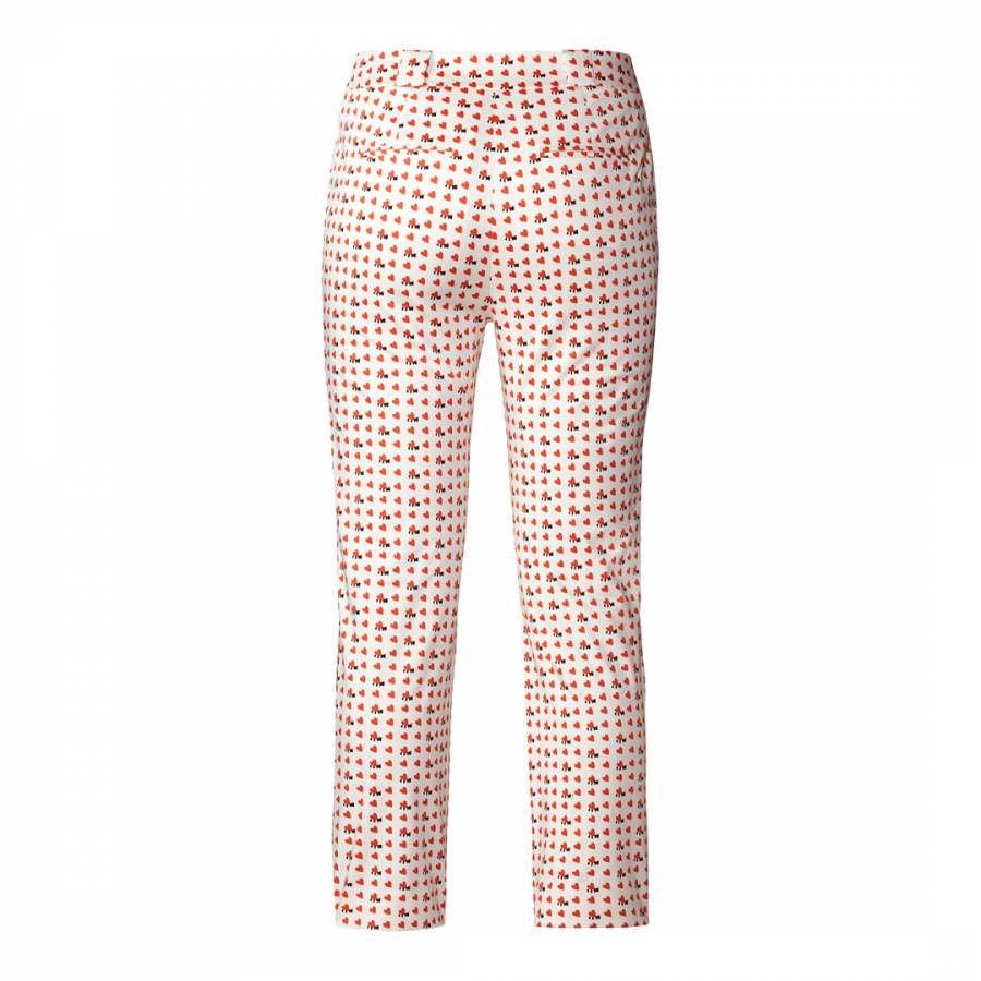 Poppy Busy Bee Print Trousers - BrandAlley