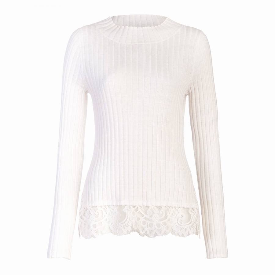 French Connection Womens Nicola Lace Knits