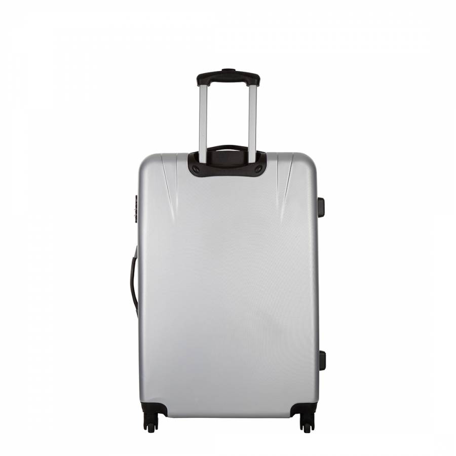 Silver Hardcase Spinner Cabin Suitcase 45cm - BrandAlley