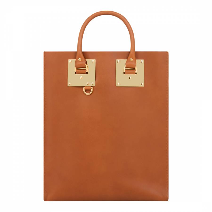 Tan Leather Albion Tote Bag - BrandAlley