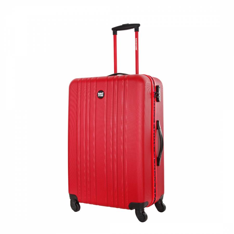 Red Spinner Life Suitcase 55cm - BrandAlley
