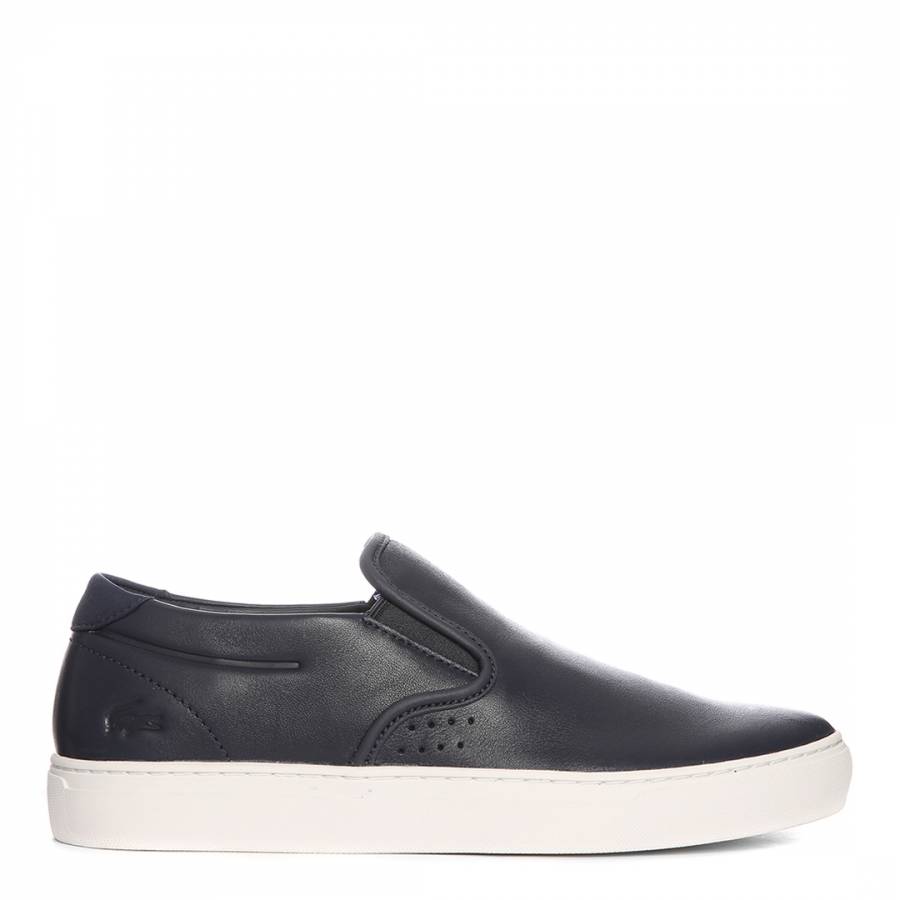 mens leather slip on sneakers