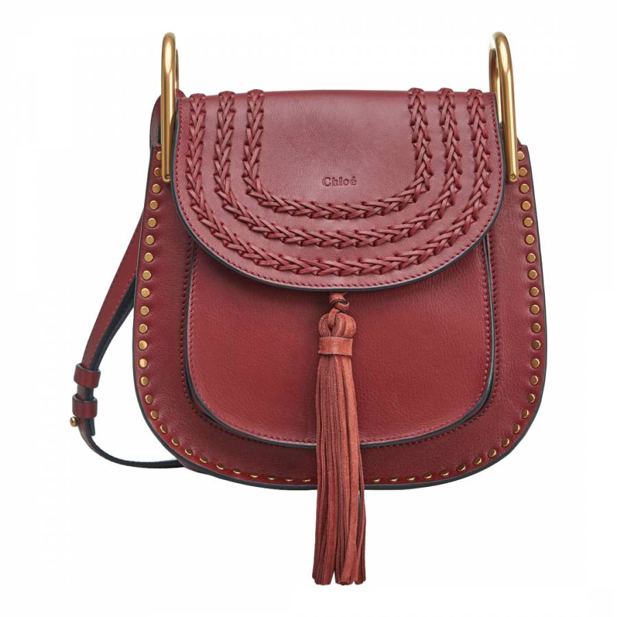 Sienna Red Leather Hudson Cross Body Bag - BrandAlley