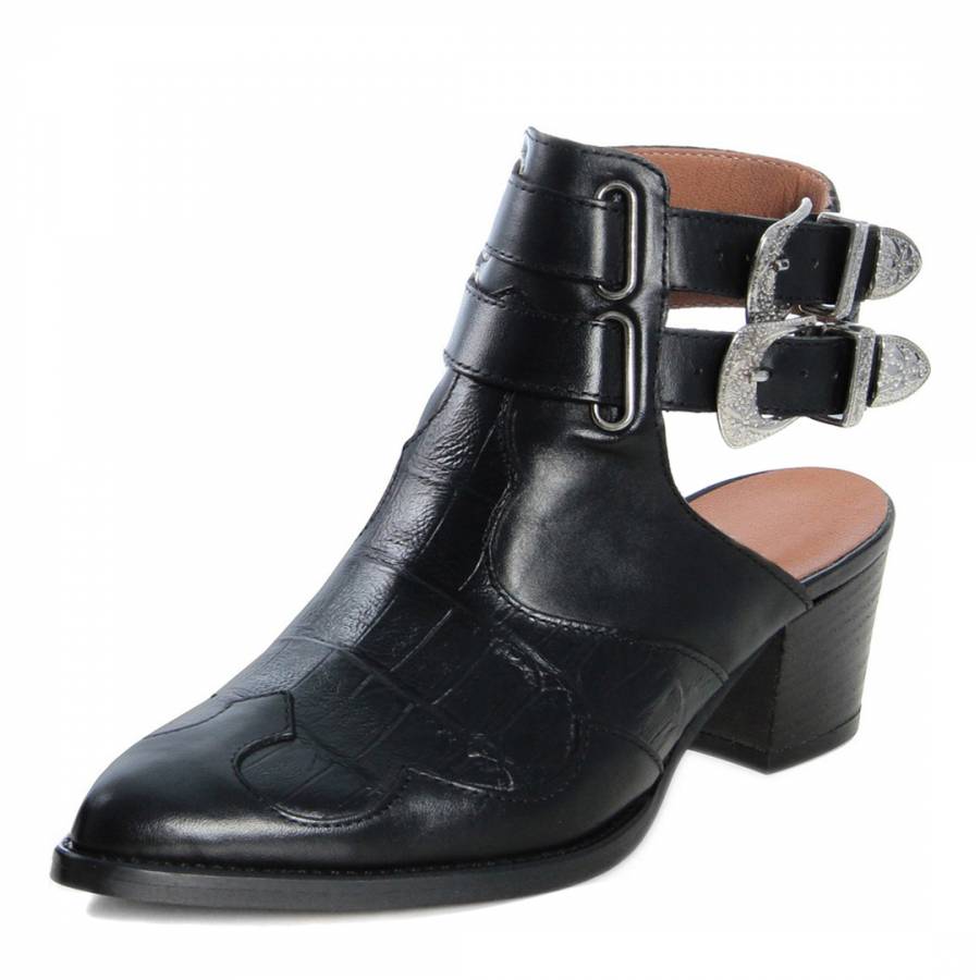 Black Sheriff Ankle Boots - BrandAlley