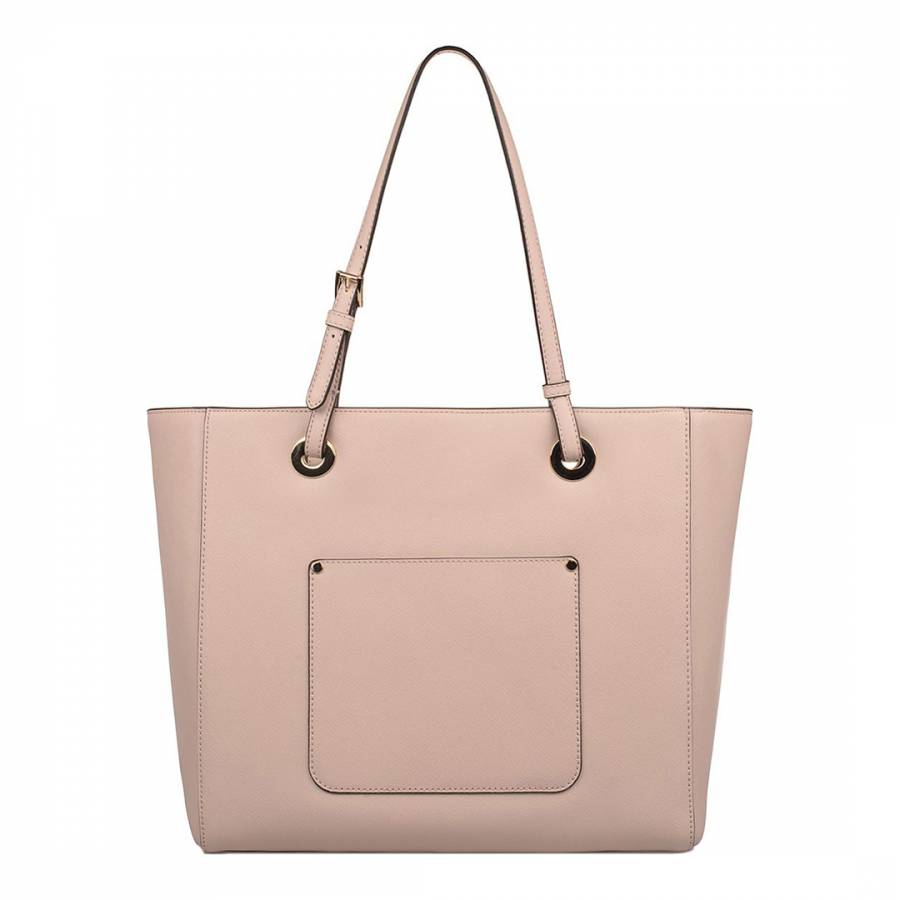 Soft Pink Leather Walsh Large Tote Bag - BrandAlley