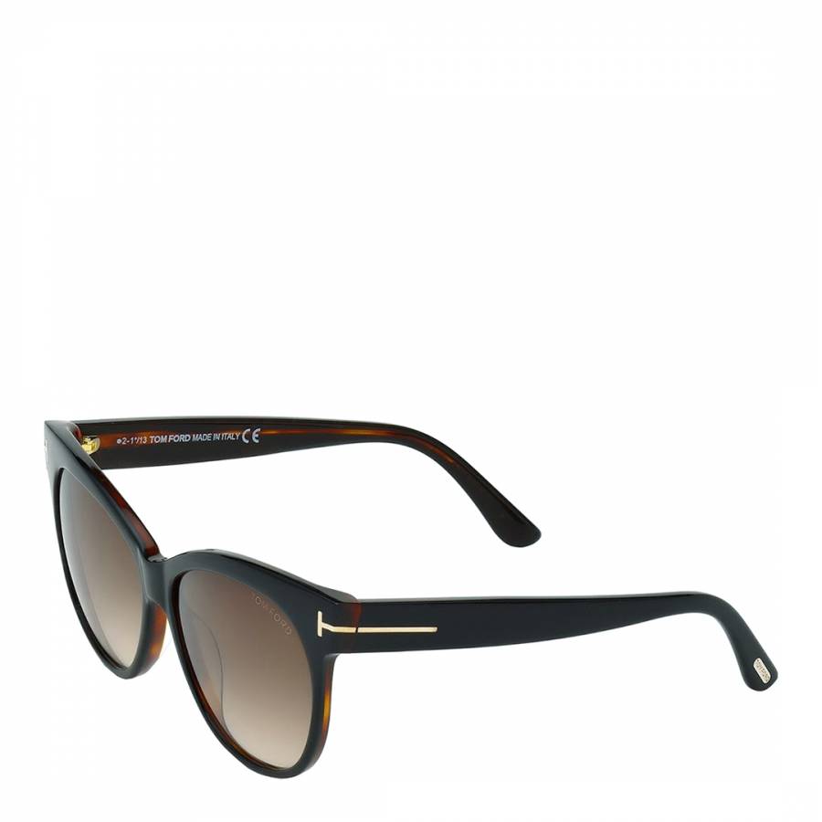 Women's Black/Dark Brown Saskia Sunglasses 57mm - BrandAlley
