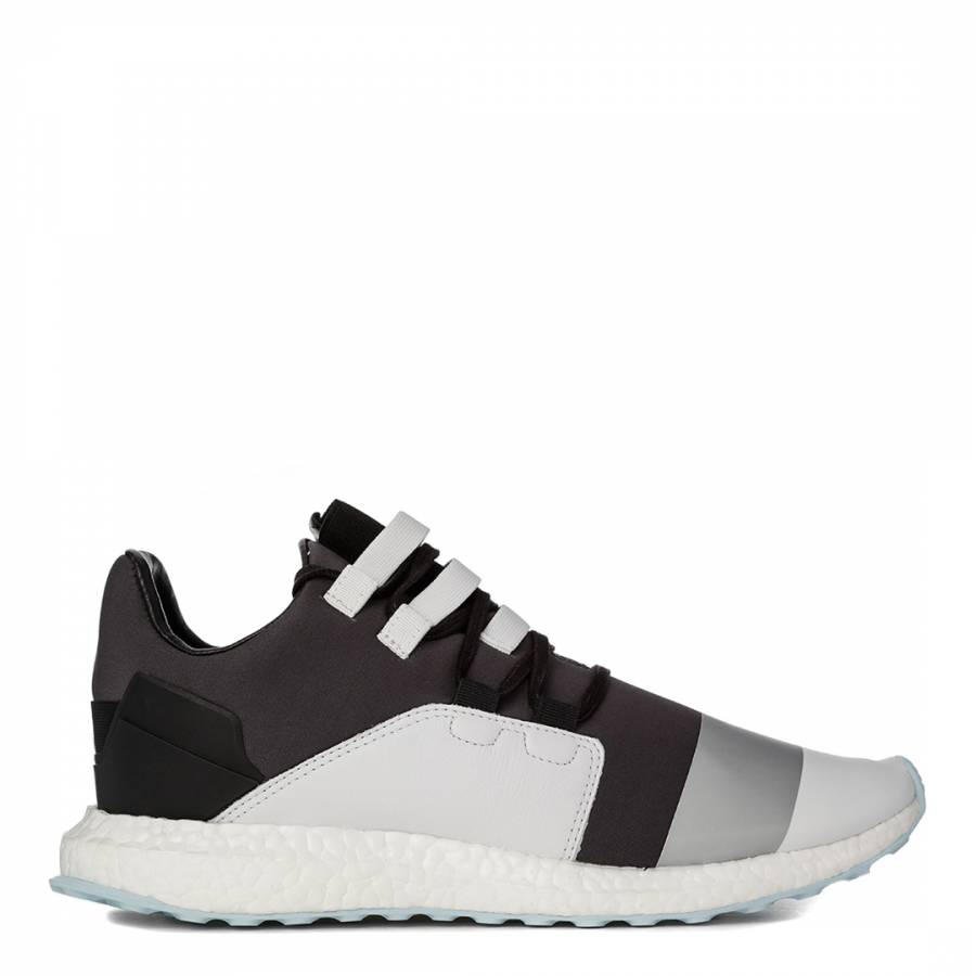 black and white y3 trainers