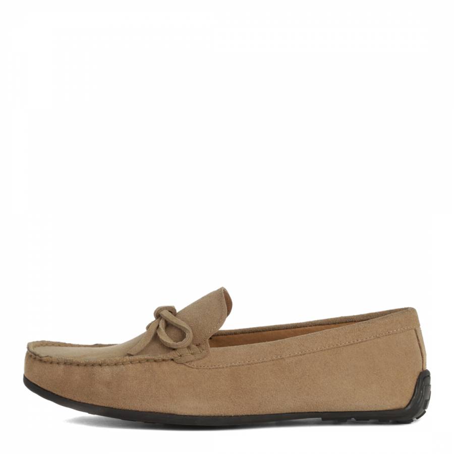 Tan Suede Ringwood Lace Tie Boat Shoes - BrandAlley