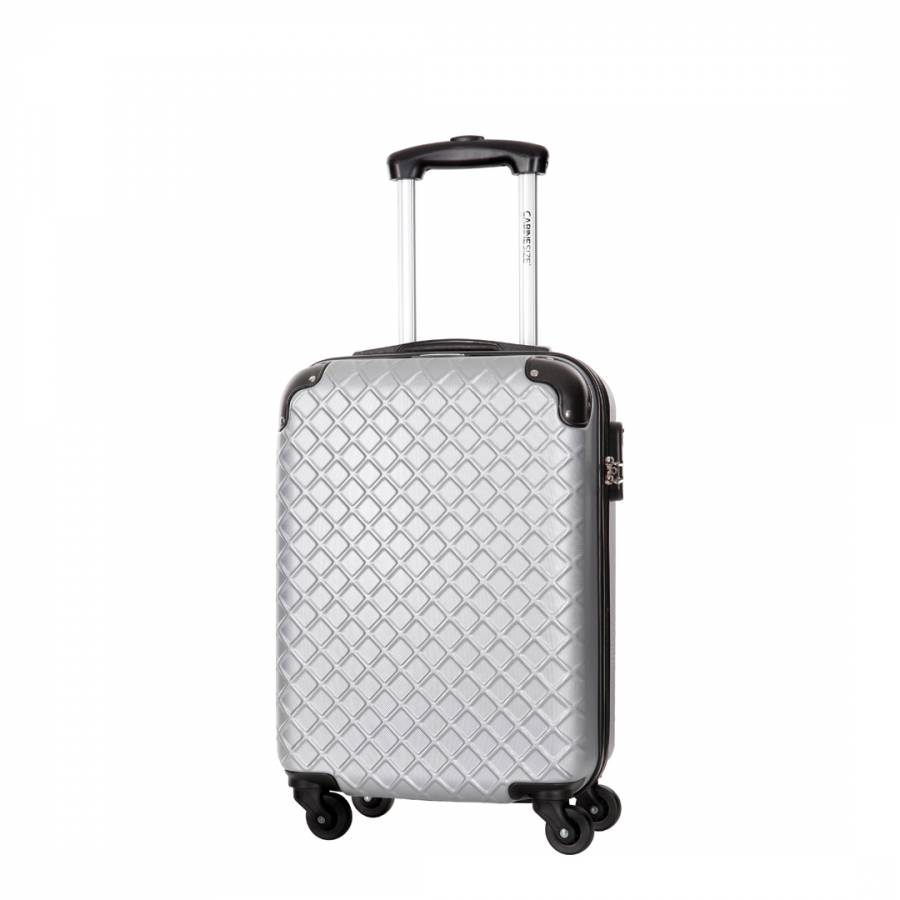 Silver Cabin Spinner Centaur Suitcases 48cm - BrandAlley