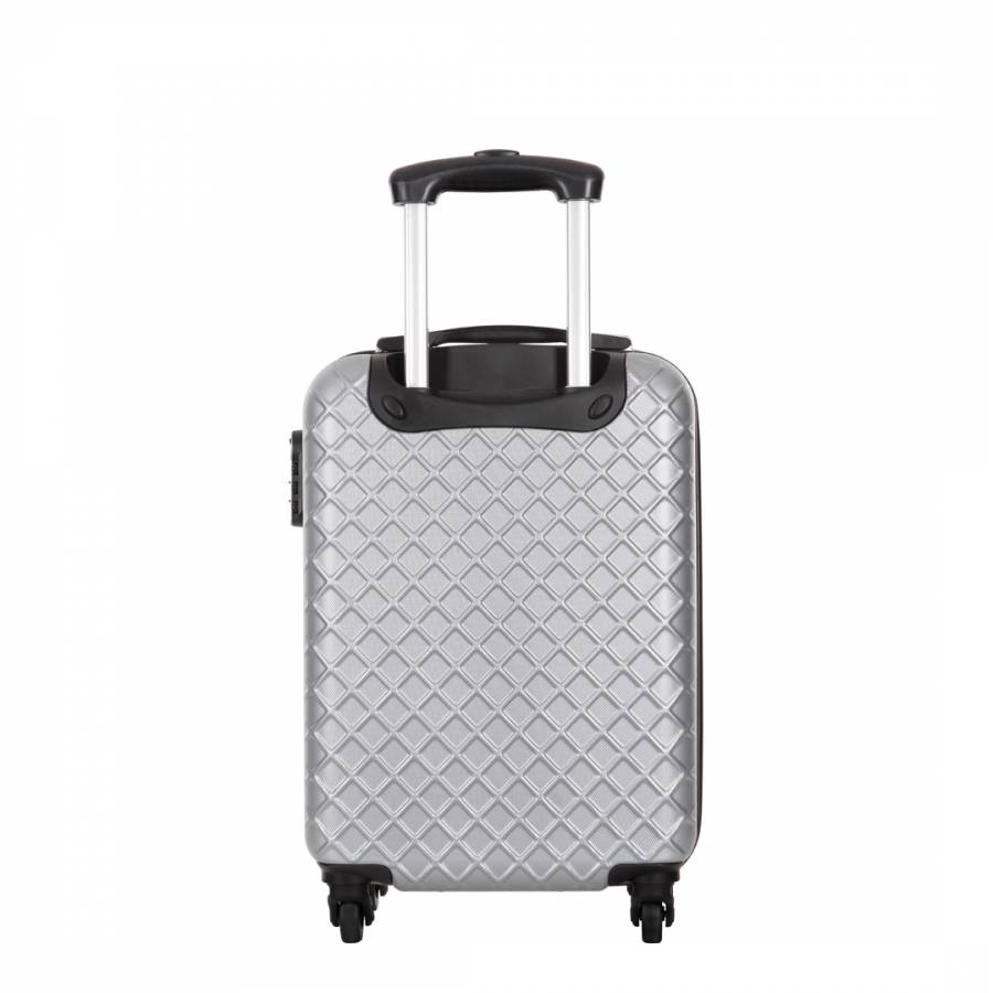 Silver Cabin Spinner Centaur Suitcases 48cm - BrandAlley