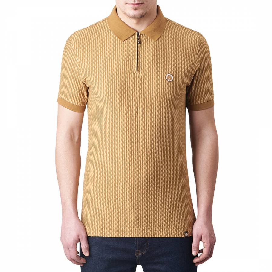 Mustard Yellow Cotton Polo Shirt - BrandAlley