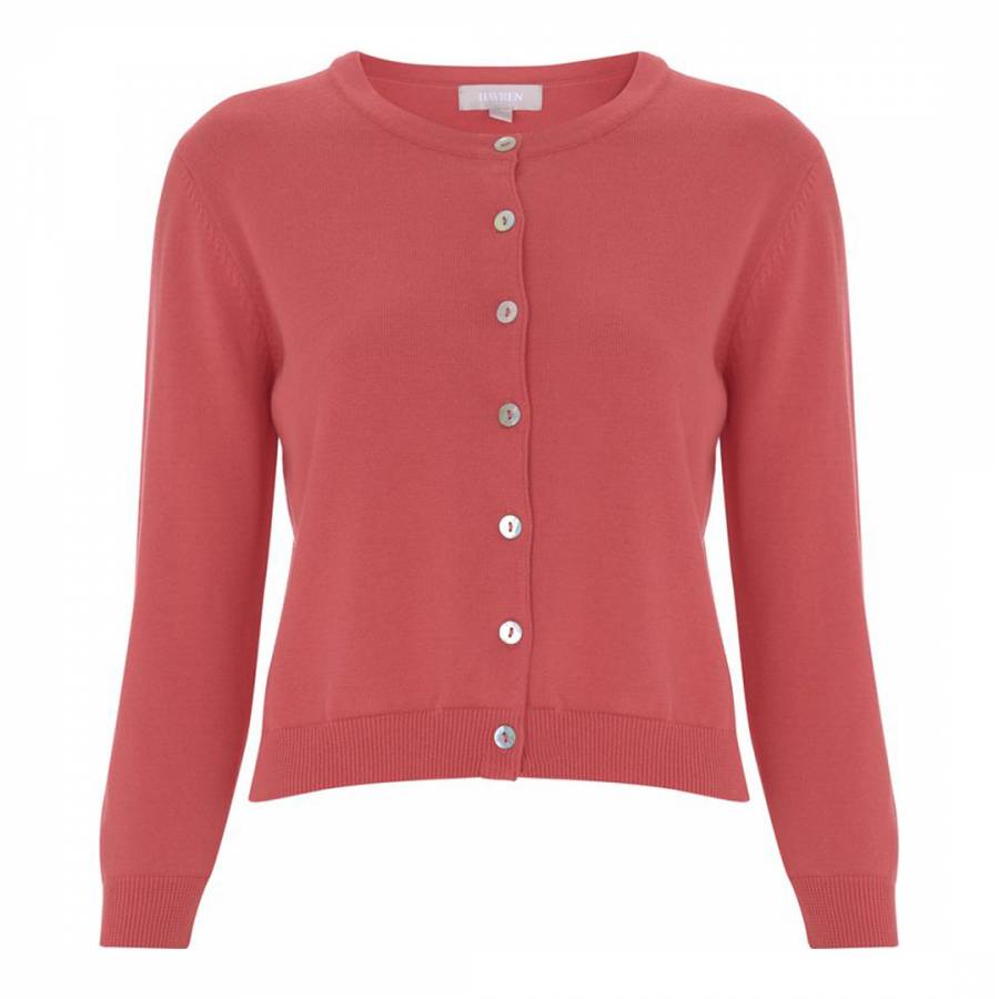 Coral Keira Cropped Cardigan - BrandAlley
