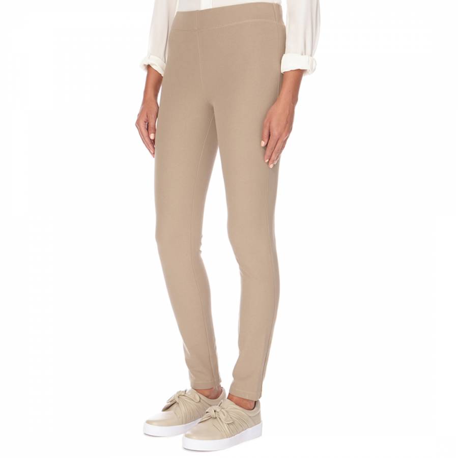 Beige Basic Fuseau Leggings - BrandAlley