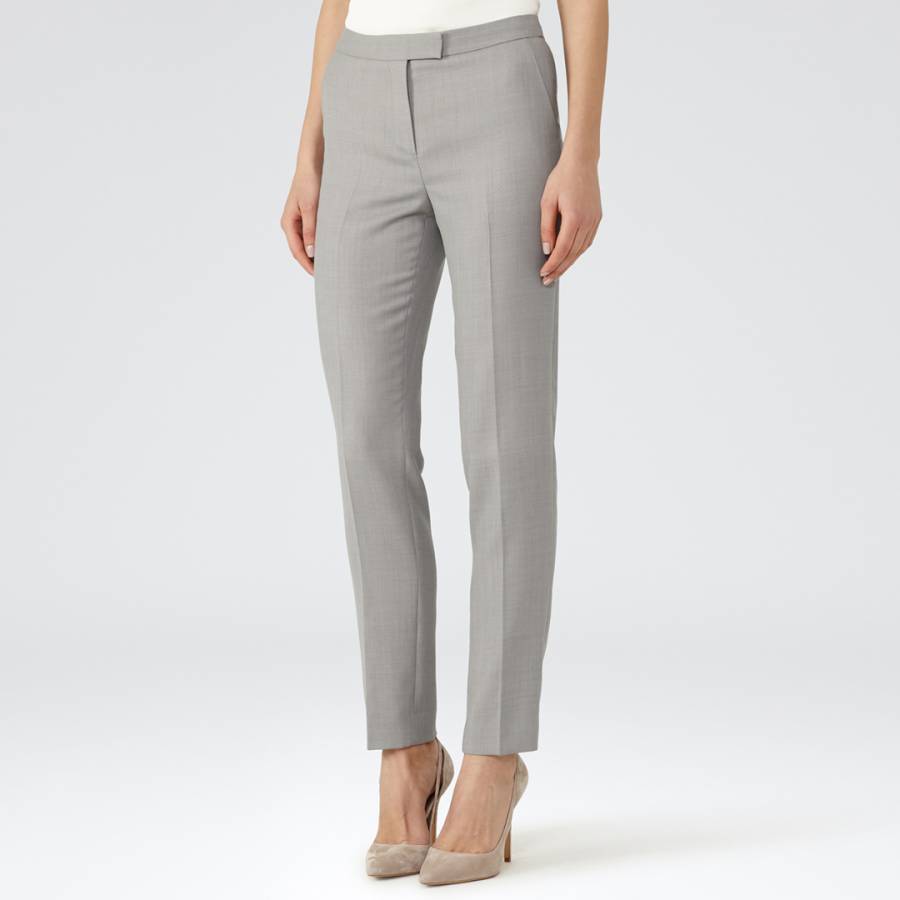 Grey Kent Tailored Trousers - BrandAlley