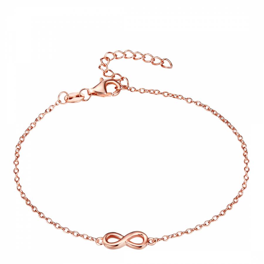 Rose Gold Infinity Bracelet - BrandAlley