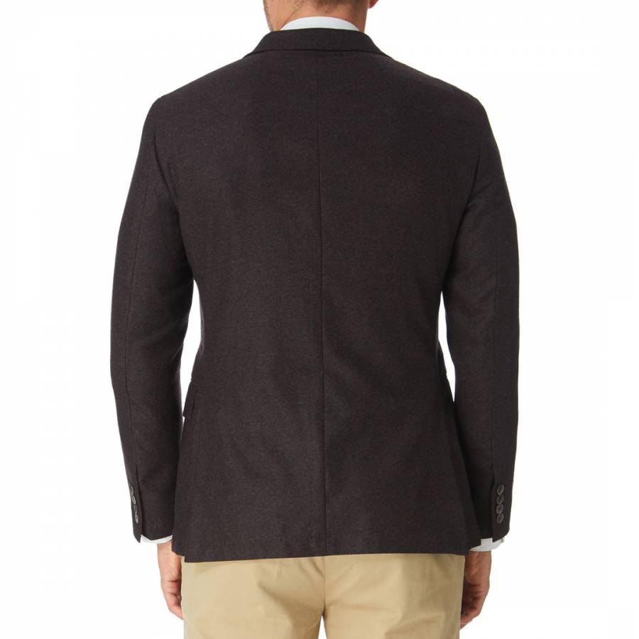 Brown Double Face Tailored Wool Jacket - BrandAlley