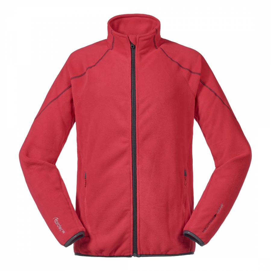 Men's Red Fleece Jacket - BrandAlley