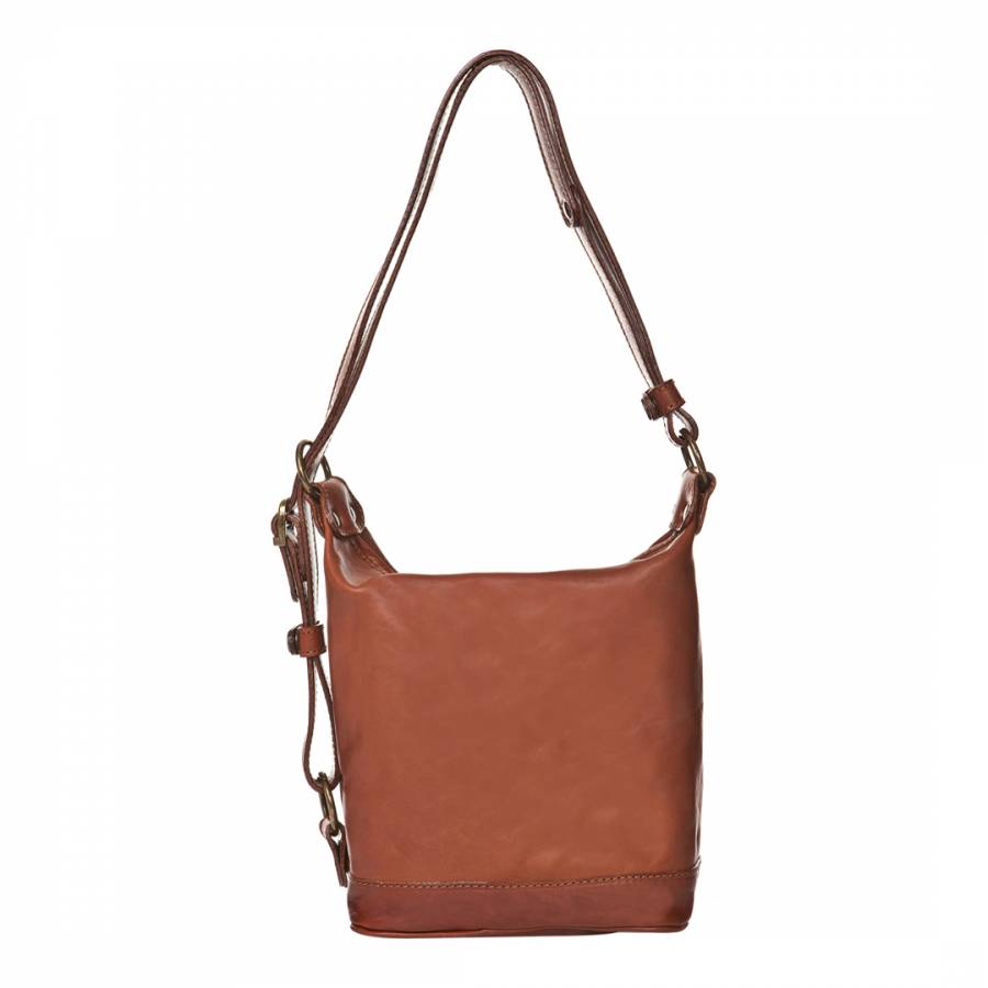 Womens Brown Leather Bag - BrandAlley