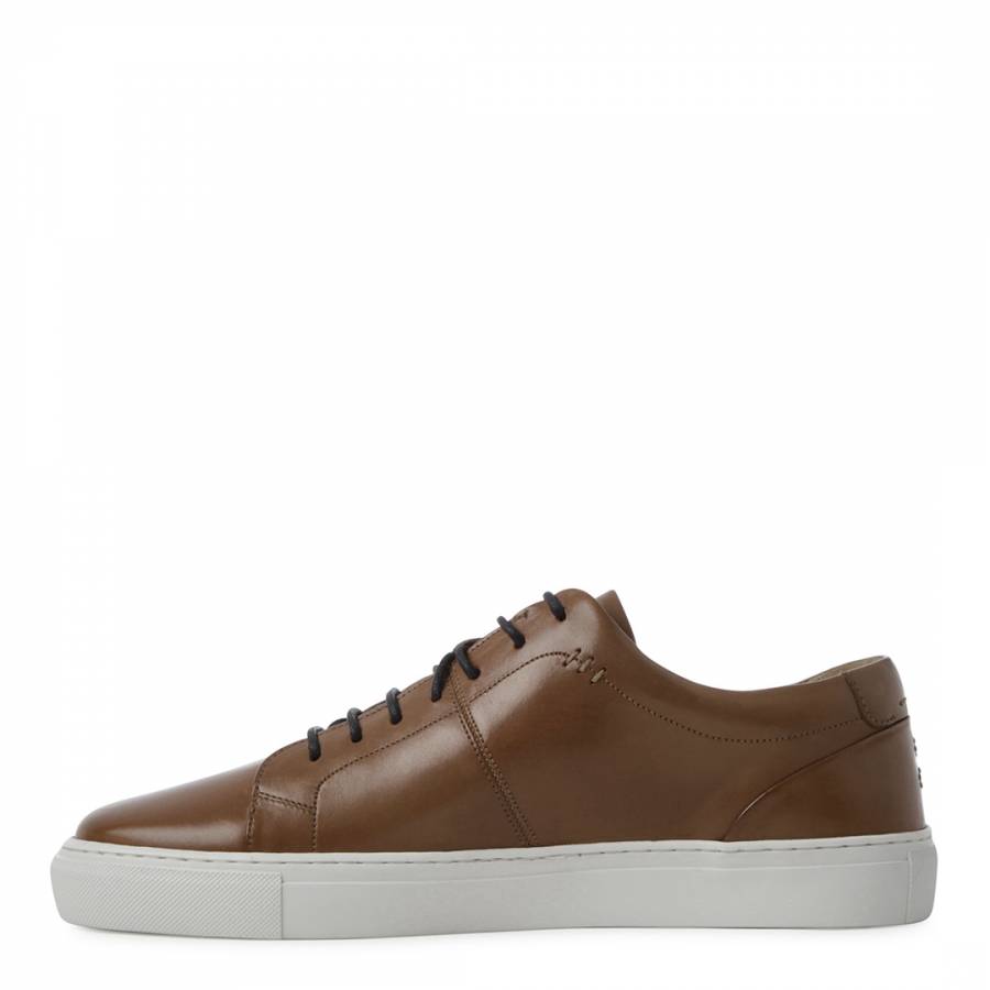 Tan Leather Iglesias Trainers - BrandAlley