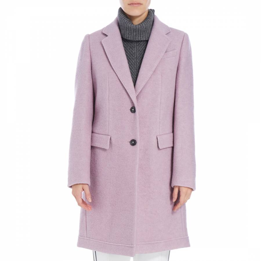 Light Purple Wool Blend Obecki Coat - BrandAlley