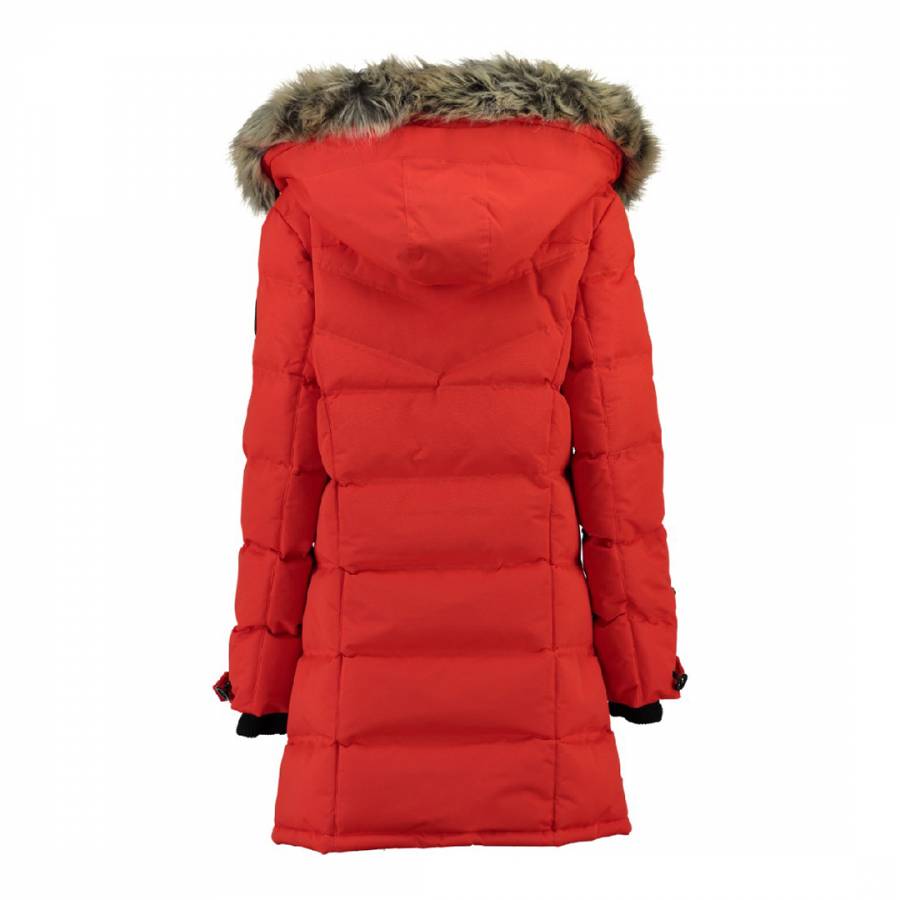 Women's Red Calory Parka - BrandAlley