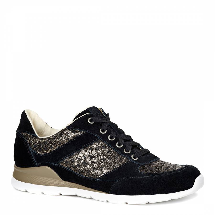 black gold trainers womens