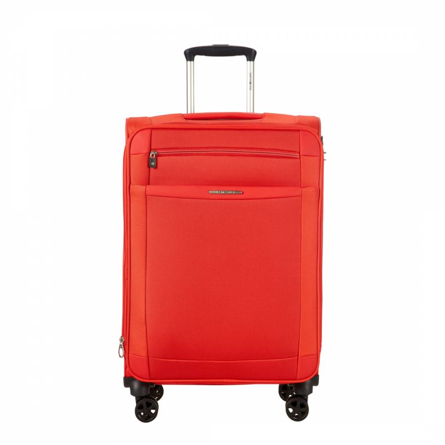 Tangerine Red Medium Dynamo 4 Wheel Spinner 67/24 Suitcase - BrandAlley