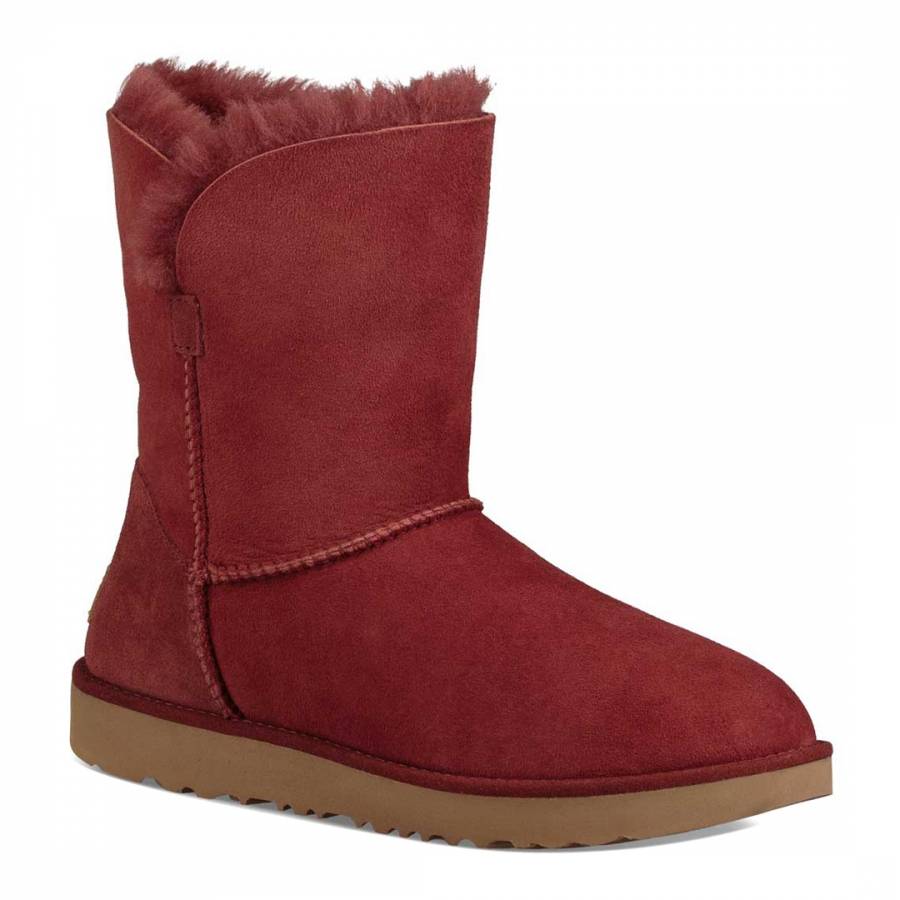Redclay Suede Classic Cuff Short Boots - BrandAlley