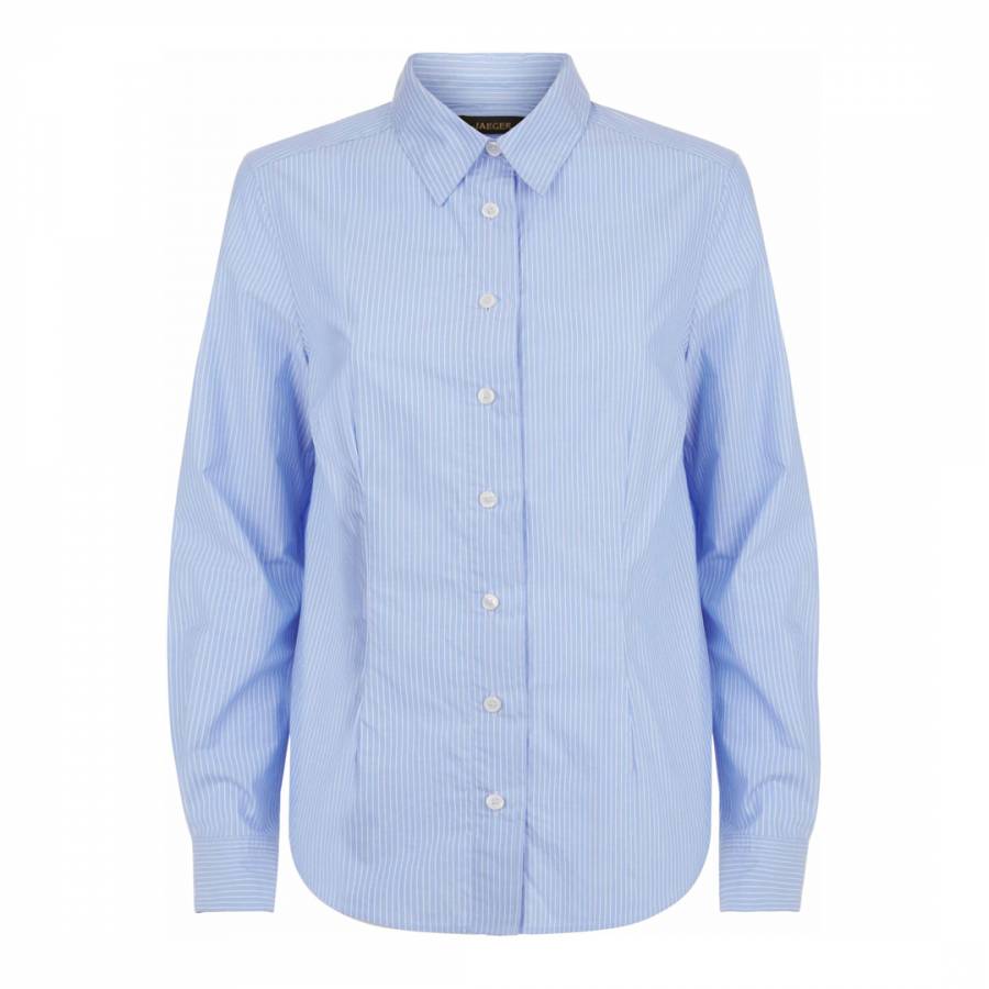 Light Blue Pinstripe Shirt - BrandAlley