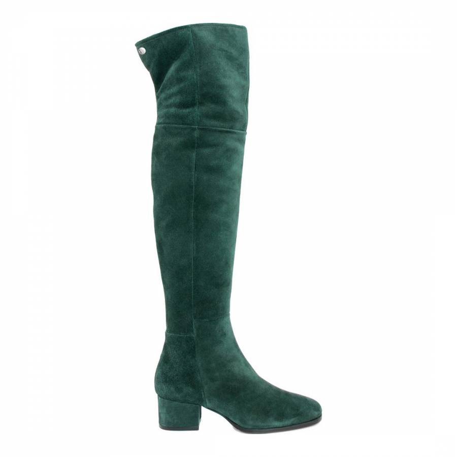 green over the knee boots