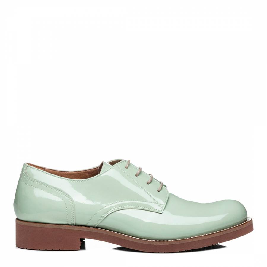 Women's Patent Green Leather Albany 