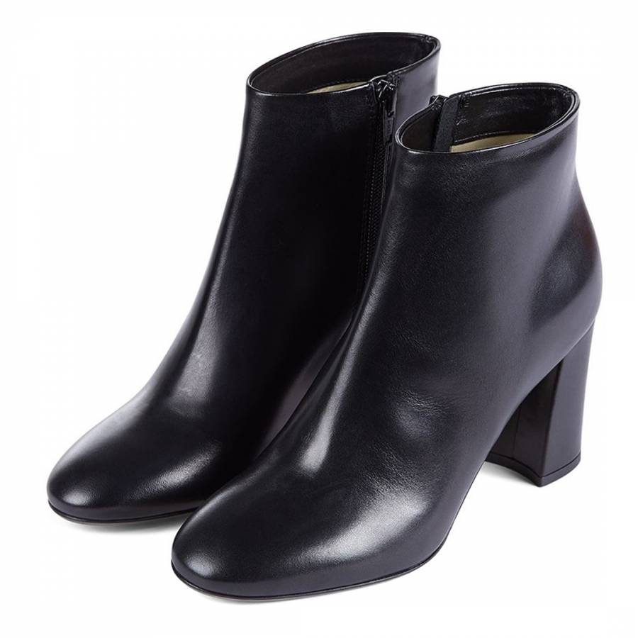 Black Hannah Ankle Boots - BrandAlley