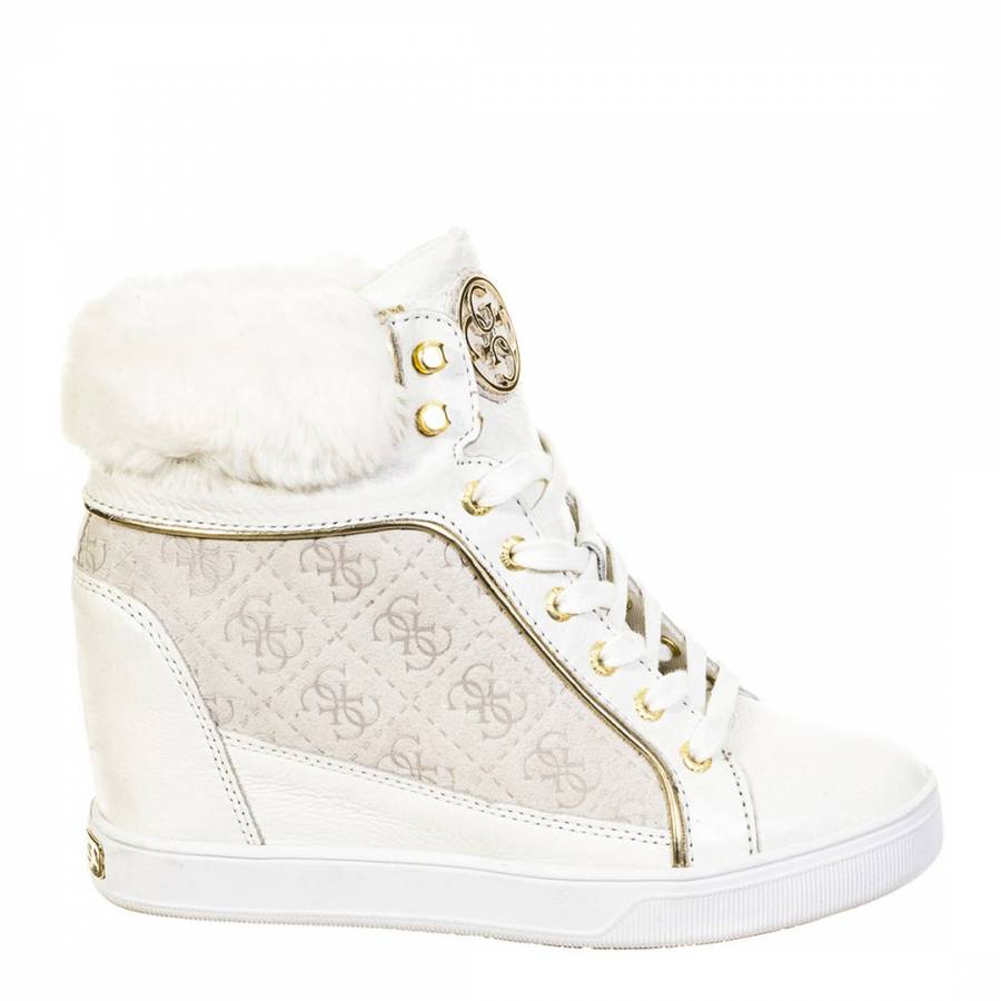 guess heeled trainers