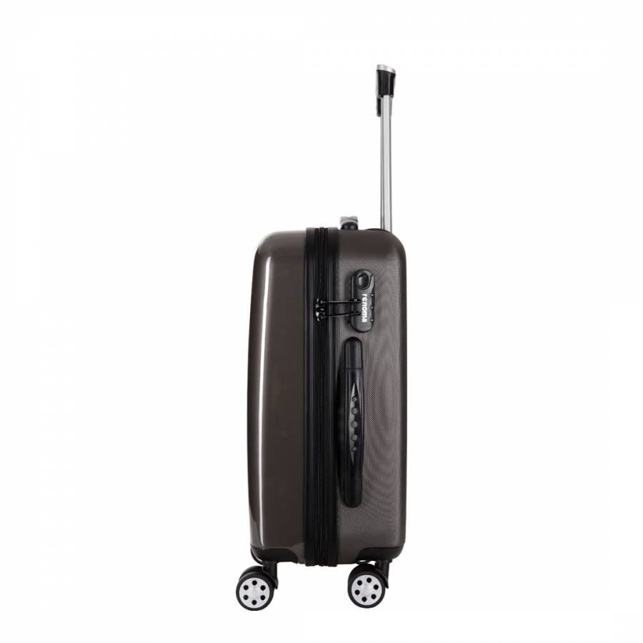 Charcoal Grey 4 Wheel Keaton Suitcase 43cm - BrandAlley