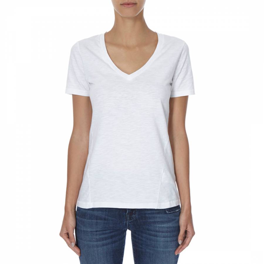 White Skinny Boy Cotton T-Shirt - BrandAlley