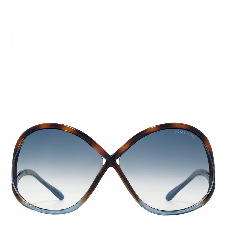 Women's Ivanna Blonde Havana/Blue Gradient Sunglasses 64mm - BrandAlley