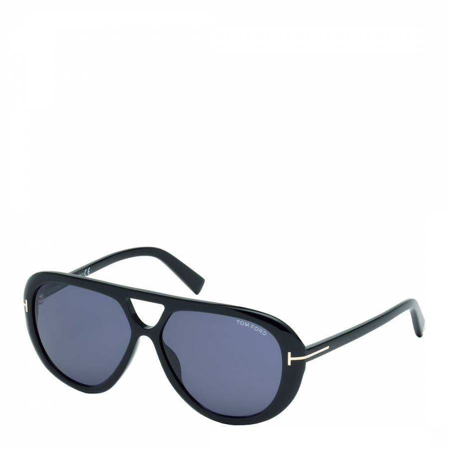 Men's Marley Black/Grey Blue Sunglasses 59mm - BrandAlley