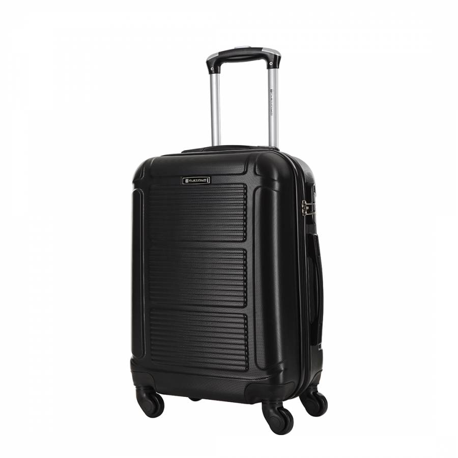 Black Basildon 4 Wheel Suitcase 60cm - BrandAlley