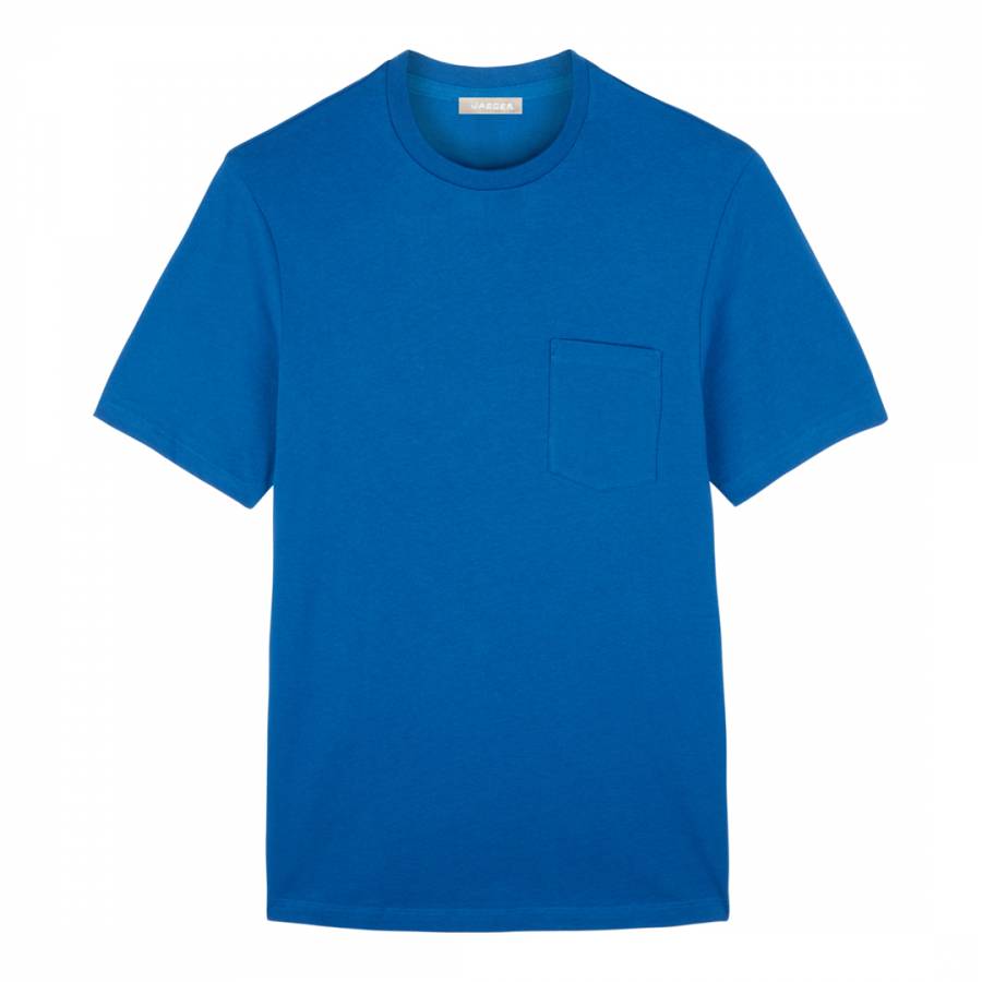 Blue Pocket Cotton T-Shirt - BrandAlley