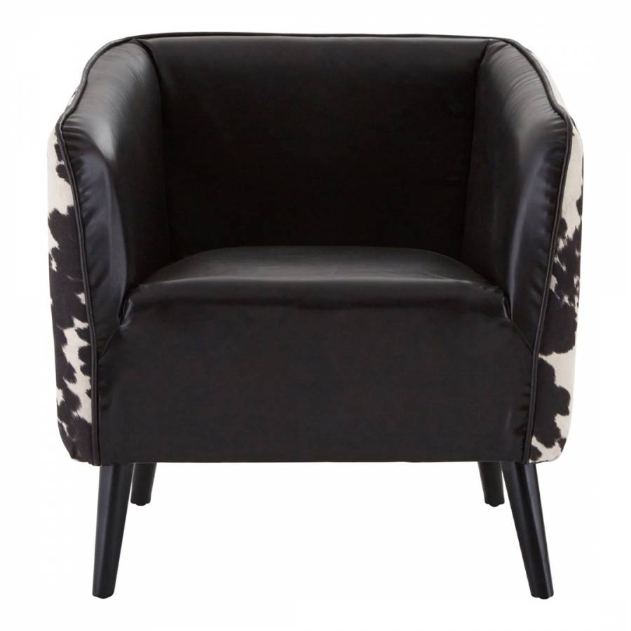 Rodeo Cowhide Chair Black White Brandalley
