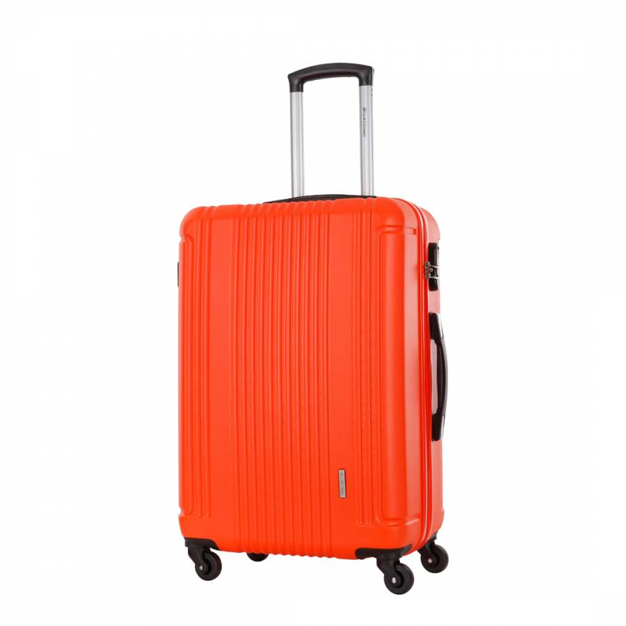 Orange 4 Wheel Antegria Suitcase 60cm - BrandAlley