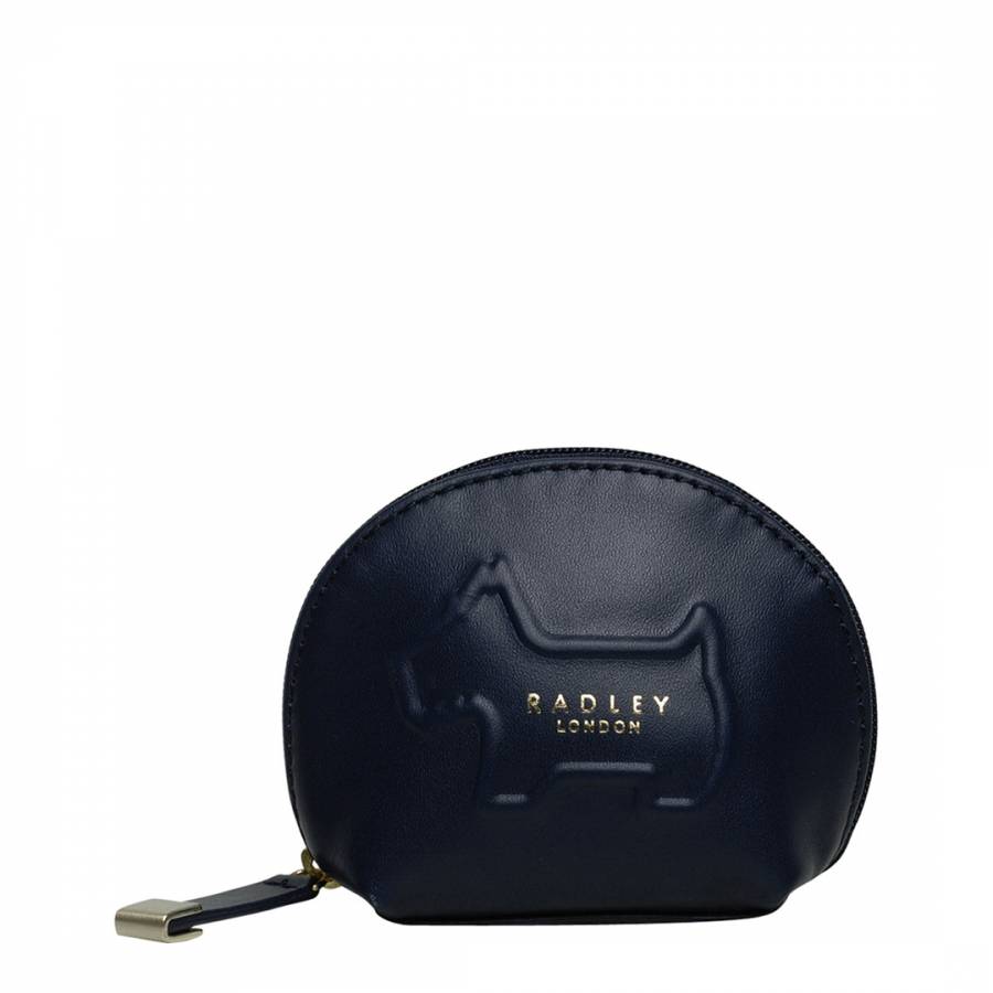 Radley Beetroot Leather Coin Purse, Thistle