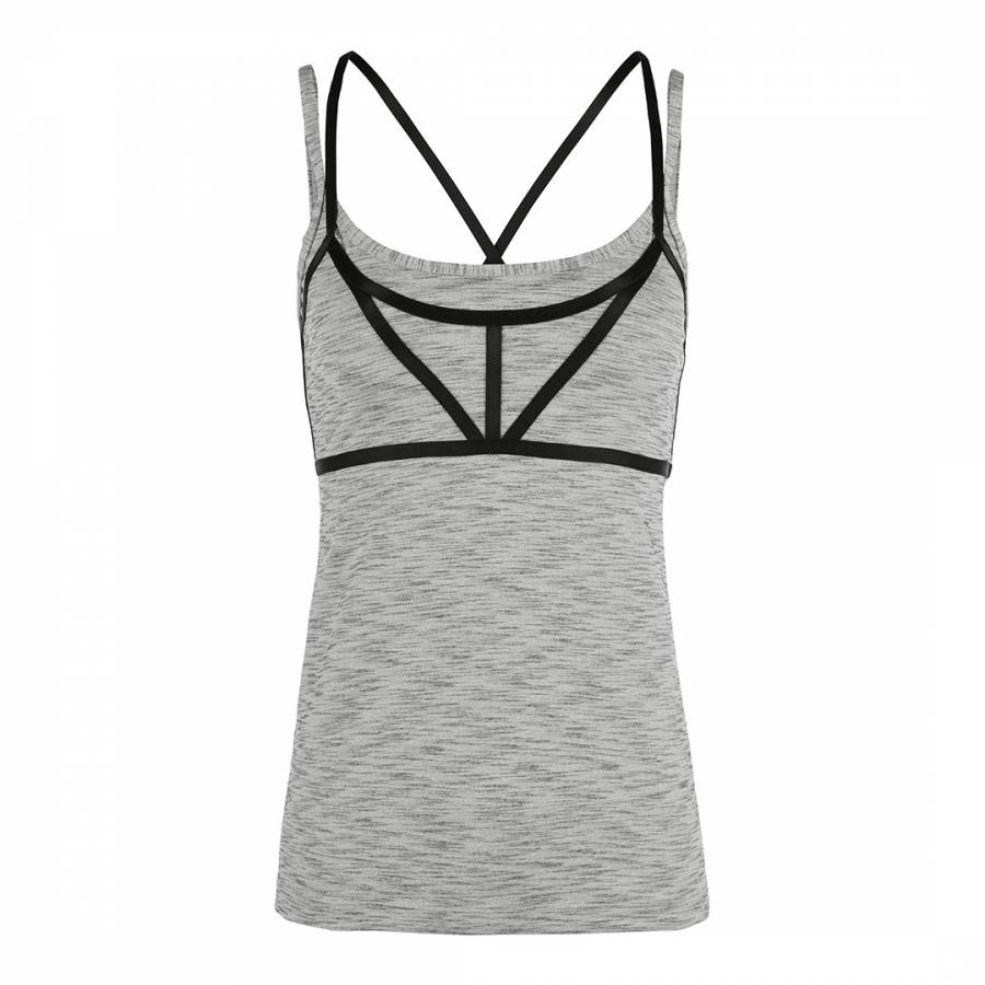 Grey Layered Up Excel Tank Top - BrandAlley