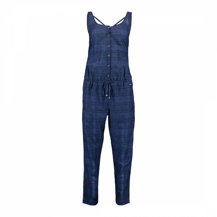 Blue All Over Print Jumpsuit - BrandAlley